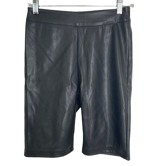 Love Tree Shorts Womens Small Polyurethane Black Stretch - Picture 5 of 5